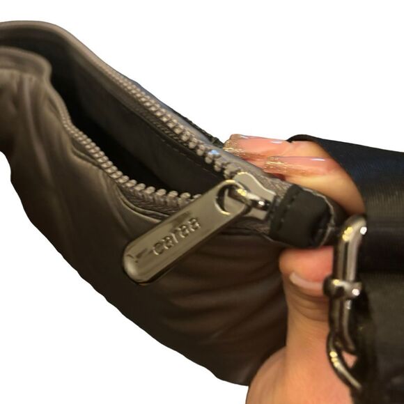 Athleta x Carra Convertible Metallic Lightweight Puffer Crossbody Pouch Bag - Picture 11 of 14